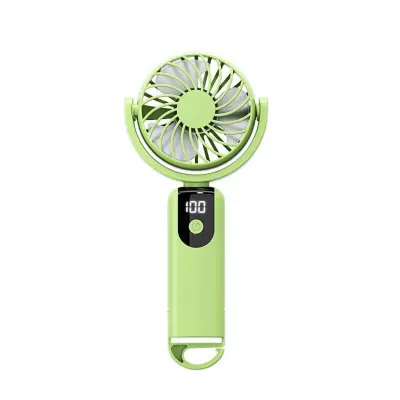 Tihi prijenosni viseći ventilator D20, 1200mAh, 6 brzina Green
