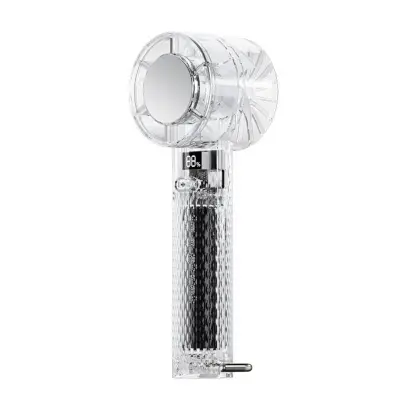 Prijenosni ventilator s ledenim efektom, 100 brzina, kukica Transparent