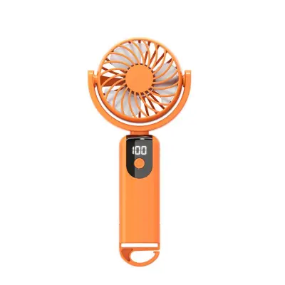 Tihi prijenosni viseći ventilator D20, 1200mAh, 6 brzina Orange