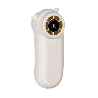 Mini prijenosni ventilator s 100 brzina, USB punjiv, turbo hlađenje White