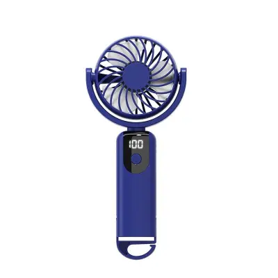 Tihi prijenosni viseći ventilator D20, 1200mAh, 6 brzina Blue