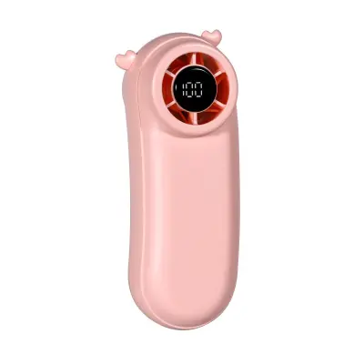 Mini prijenosni ventilator s 100 brzina, USB punjiv, turbo hlađenje Pink