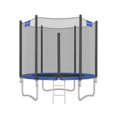 Trampolin 244x239 cm Crno Plava