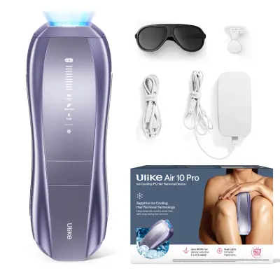 Ulike Air10 IPL Deep Purple epilator sa safirnom tehnologijom ledenog hlađenja, za lice i tijelo