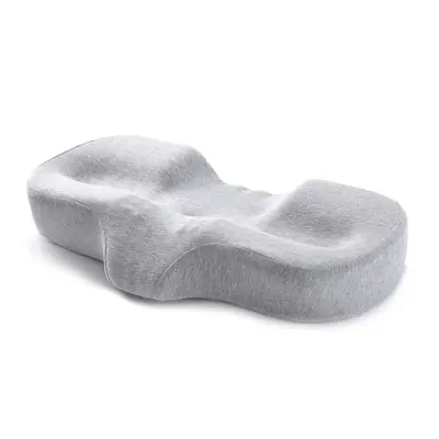 Butterfly jastuk od memorijske pjene za vrat s uklonjivim navlakom LightGrey