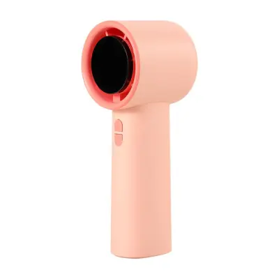 Prijenosni mini ventilator s LCD zaslonom, 24h rad, Type-C Pink