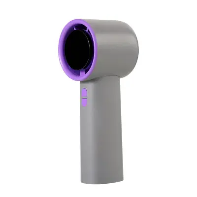 Prijenosni mini ventilator s LCD zaslonom, 24h rad, Type-C Gray
