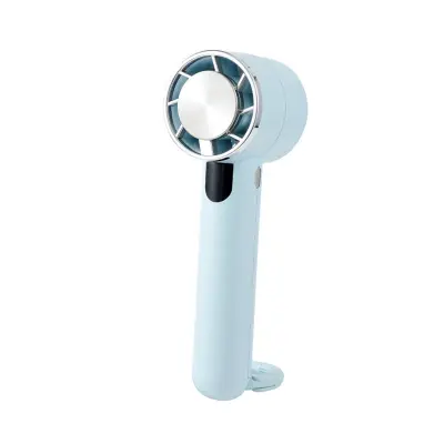 Karabiner ledeni mini ventilator, punjivi 2000mAh, 5 brzina Blue