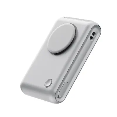 6-u-1 prijenosni ventilator za stol i pojas, 2000mAh, 360° usis Gray