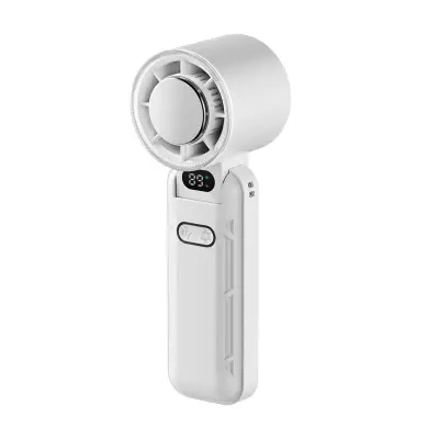 Skupivi prijenosni ventilator s 3600mAh baterijom i termo hlađenjem White