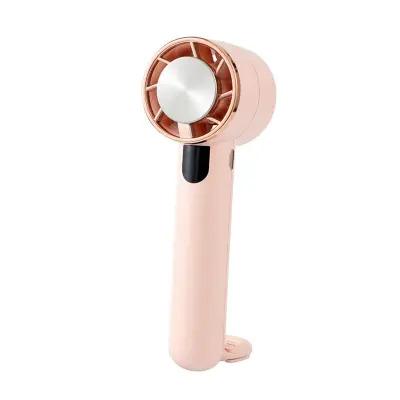 Karabiner ledeni mini ventilator, punjivi 2000mAh, 5 brzina Pink