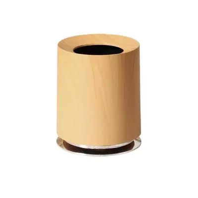 Luksuzni koš za otpatke s drvenim izgledom i dvostrukim kanticama Wood color