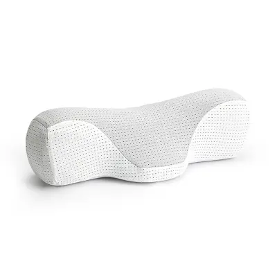 Ergonomski jastuk za vrat od memorijske pjene, periva navlaka Gray