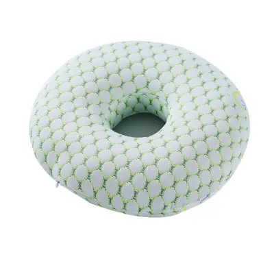 Jastuk s otvorom za uho od mliječne svile i bambusa, Rosen zelena