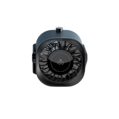 Mini čelični stolni ventilator 5000mAh s digitalnim zaslonom Black