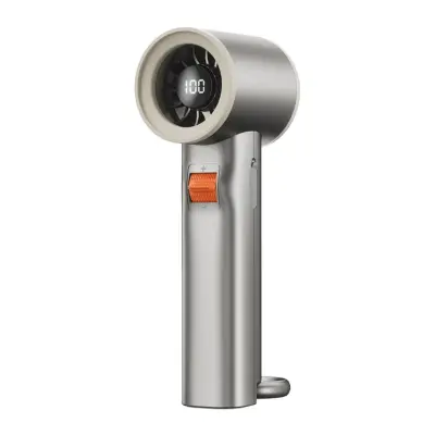 Digitalni turbo ventilator s karabinom — 3000mAh, Type-C brzo punjenje Gold