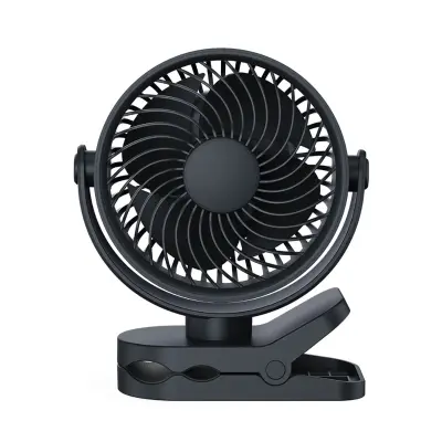 3-u-1 punjivi ventilator bez četkica, 2000mAh, 360° rotacija Black