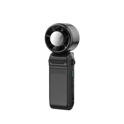 Triu-jednom sklopivi ručni ventilator s ledenim hlađenjem USB Black