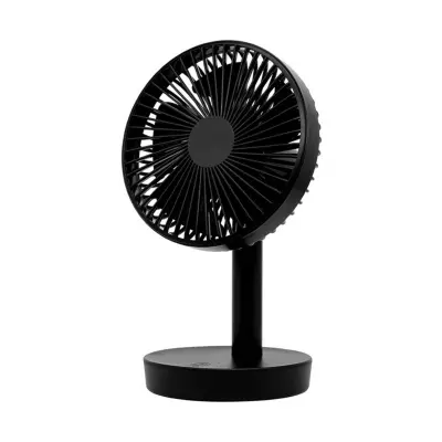 Punjaći stolni ventilator 4000mAh, 3 brzine, 150° oscilacija Black