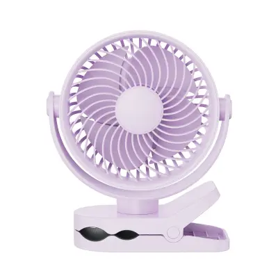 3-u-1 punjivi ventilator bez četkica, 2000mAh, 360° rotacija Purple