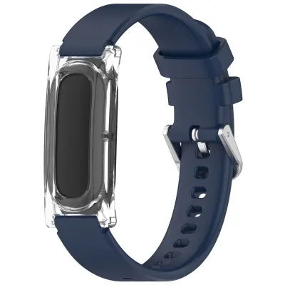 Split silikonsko i PC zaštitno kućište s kopčom za Fitbit Air Dark Blue