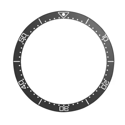 Nerđajući čelik bezel s ljuskama morskog konjica, za Garmin Fenix 8 Black&White