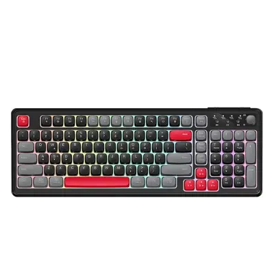 99-tipkovnica s RGB osvjetljenjem, gumbom za glasnoću i Type-C kabelom Black+Grey