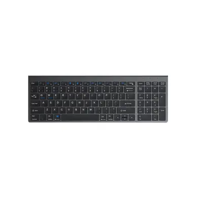 Bežična tipkovnica Dual-Mode 2.4G i Bluetooth 5.0/3.0, USB/Type-C prijemnik Gun Black
