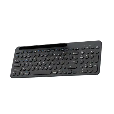 Tri-mode bežična tipkovnica — 3 uređaja, tihi škare-tipke, USB-C Black