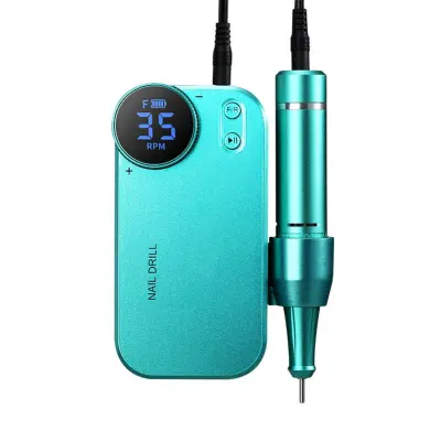 Prijenosna bežična manikirna brusilica s LED zaslonom i 4500mah Green