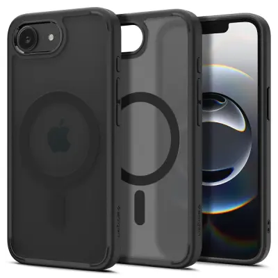 Spigen Ultra Hybrid Mag MagSafe maskica za iPhone 16e Frost Black