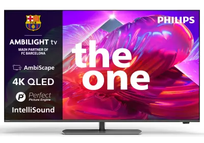 TV PHILIPS 65PQS9011, 165.1cm (65"), QLED, UHD 4K 120Hz, Smart TV, Titan OS - Ambilight