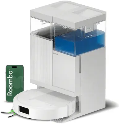 iROBOT Roomba® Plus 515 Combo robot usisavač + AutoWash™ postaja za punjenje, bijela