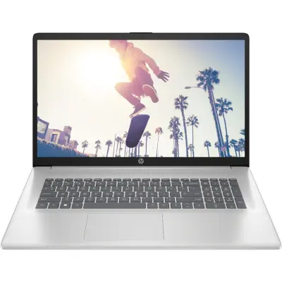 Laptop HP 17-cn4009nw 43,9 cm (17,3"), 1920x1080, IPS, Core 5 120U, 16 GB RAM, 512 GB SSD, W11H, srebrn|Domaća upotreba