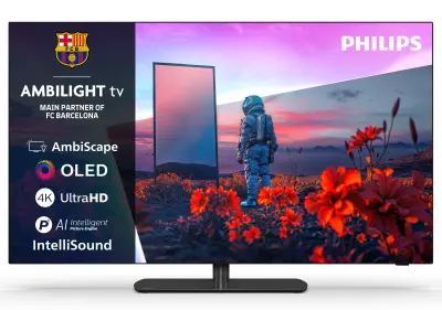 TV PHILIPS 55OLED811, 139.7cm (55"), OLED, UHD 4K 165Hz, Smart TV, Titan OS - Ambilight