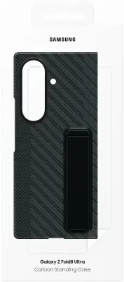 Carbon stojeća maska za Samsung Galaxy Fold8 Ultra crna EF-XF976SBEGWW