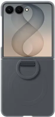 Silikonska maska s prstenom za Samsung Galaxy Flip8 crna EF-EF776CBEGWW