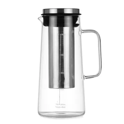 1000ml staklena posuda za cold brew s ručkom i filtrom