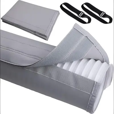Izolacijska navlaka za AC cijev — poliester, 150cm x 53cm Grey