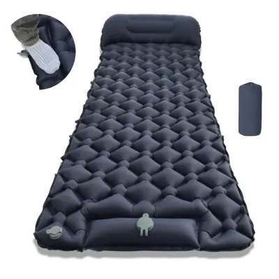 Dijamantna TPU kamp-prostirka s ugrađenom pumpom i jastukom, 200kg DarkBlue