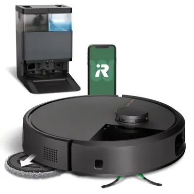 Otvorena ambalaža - Usisavač robot iRobot Roomba Combo Plus 505 + AutoWash dock black