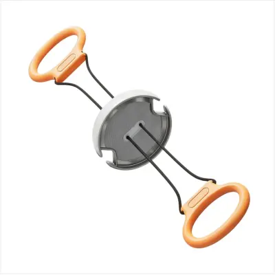 Trenažer za ruke s vrtloškom – inercijska otpornost i masaža Grey+Orange