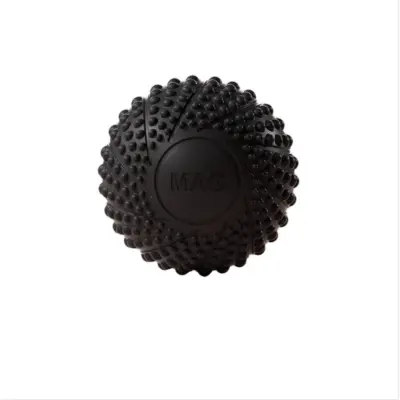 Kikiriki myofascijalna masažna lopta TPE 6.5cm za oporavak mišića Black