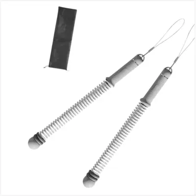 Bežični podesivi utegnuti battle rope za kućni fitness s oprugom Grey