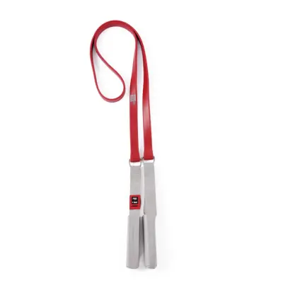 Yoga traka otpora 20lb s lateksom, ručkama i D-prstenom, 165cm x 2cm