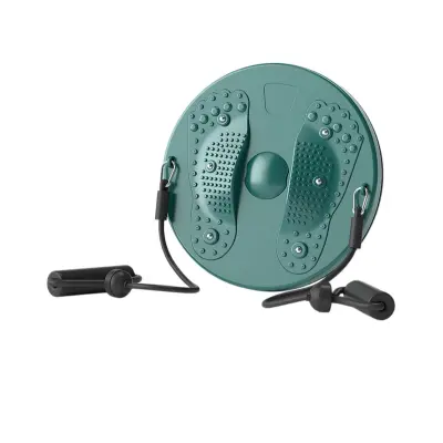 3D masažni zakretni disk s trakama za otpor — oblikovanje struka Green