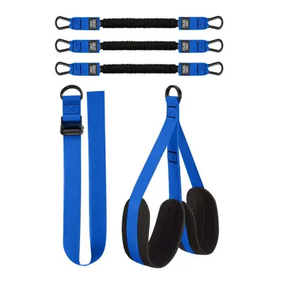 Set 3 elastične trake za asistenciju zgibova, trening i jogu Blue