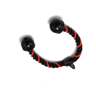 Dvostruka triceps sajla za povlačenja i ekstenzije, poliester+aluminij Black/Red