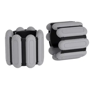 Set silikonskih uteg-narukvica (par 2 lbs) - siva