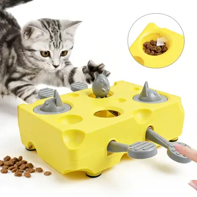 Interaktivna igračka za mačke Whack-a-Mole — sir, doziranje poslastica